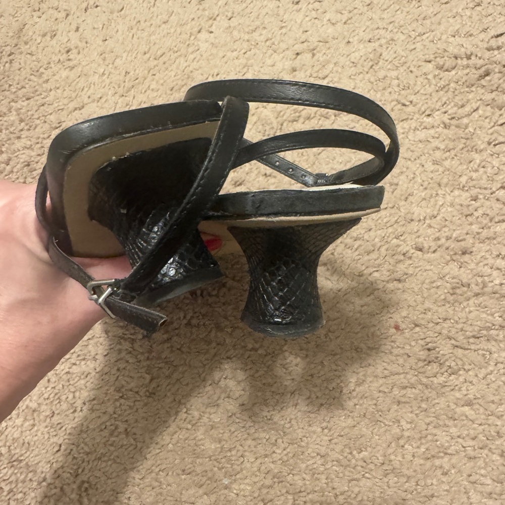 Dolce Vita Black Strappy Sandals - Picture 2 of 3